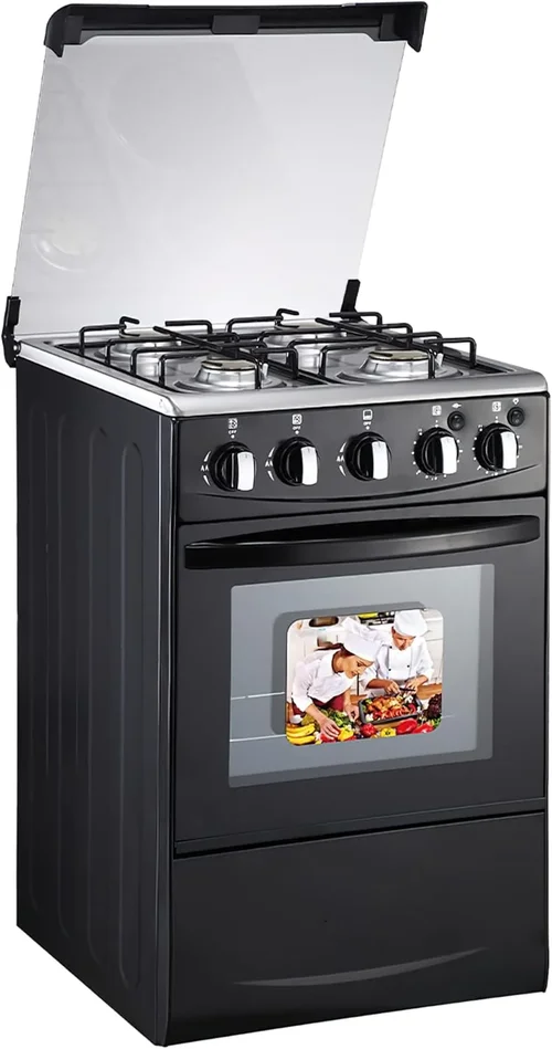 Gas Range with Double-Layer Gl