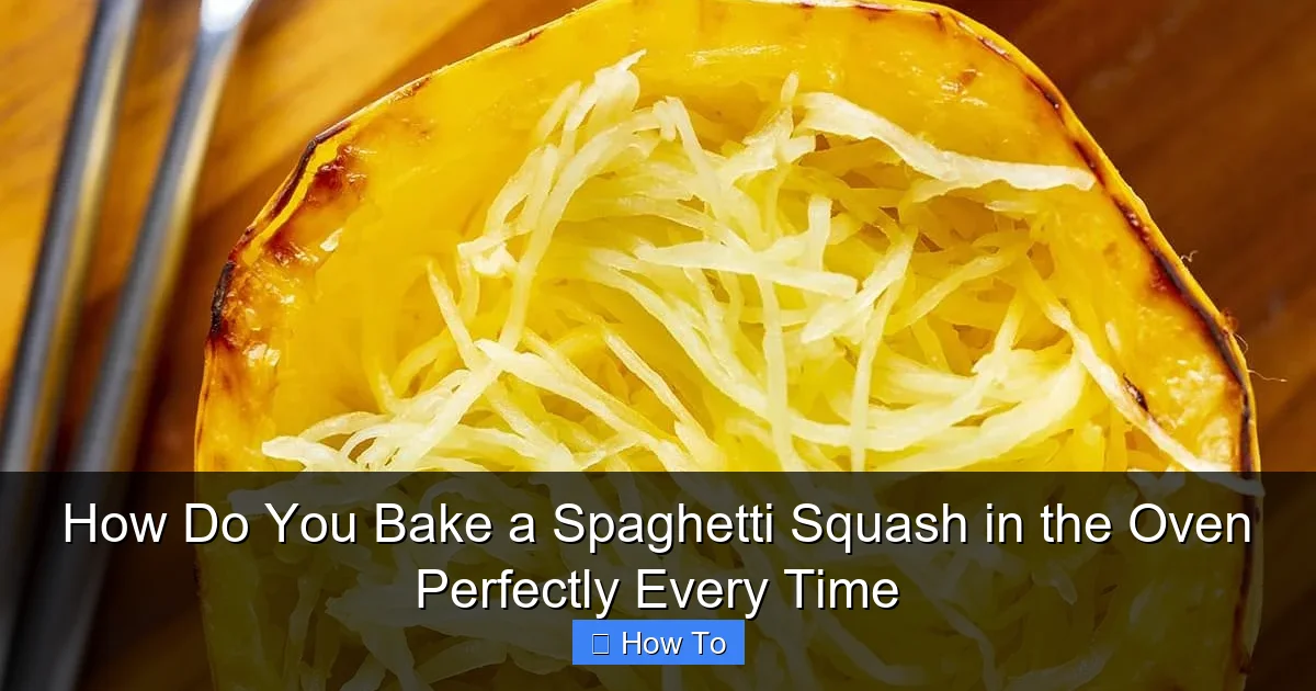 How Do You Bake a Spaghetti Squash in the Oven Perfectly Every Time