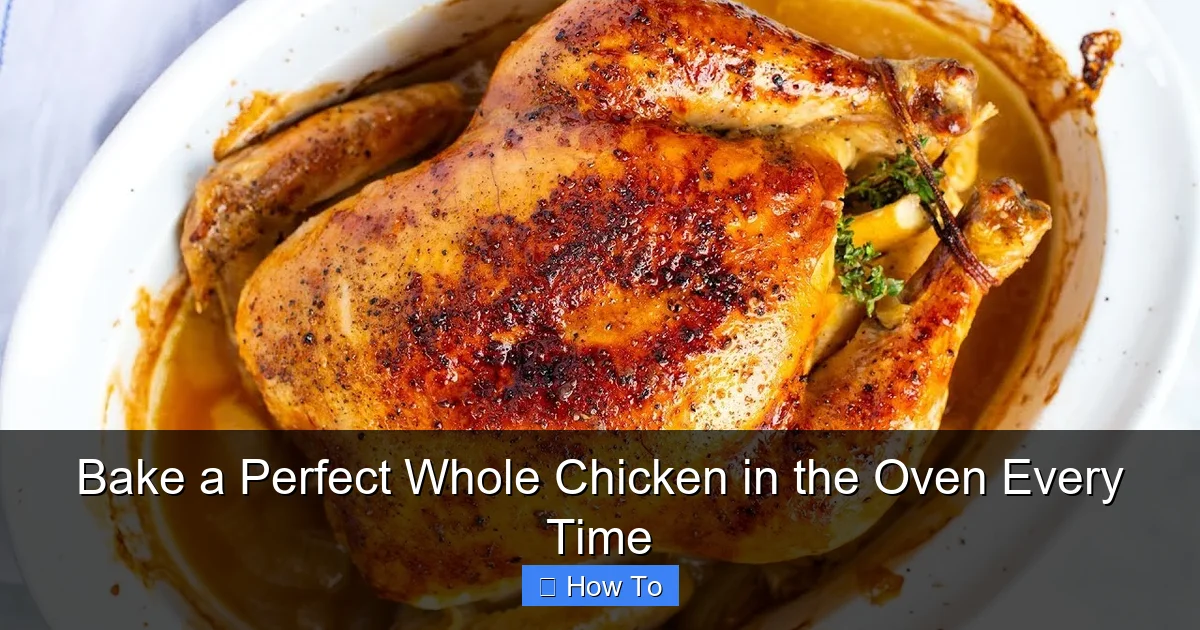 Bake a Perfect Whole Chicken in the Oven Every Time