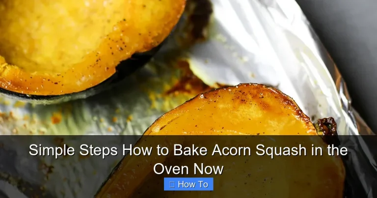 Simple Steps How to Bake Acorn Squash in the Oven Now