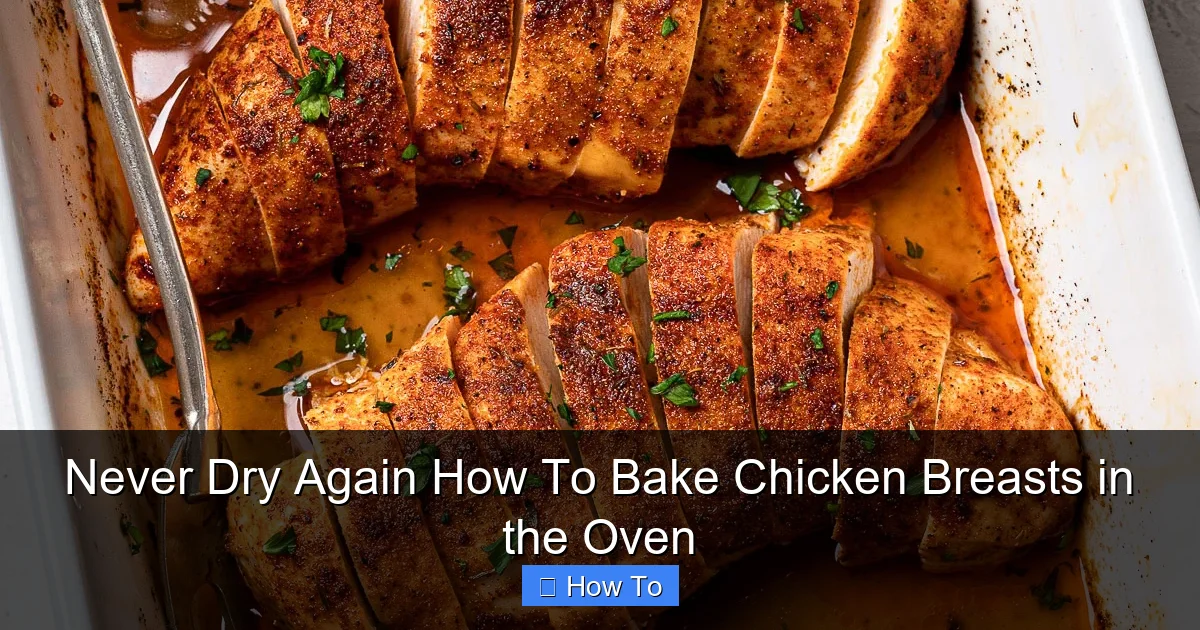 Never Dry Again How To Bake Chicken Breasts in the Oven