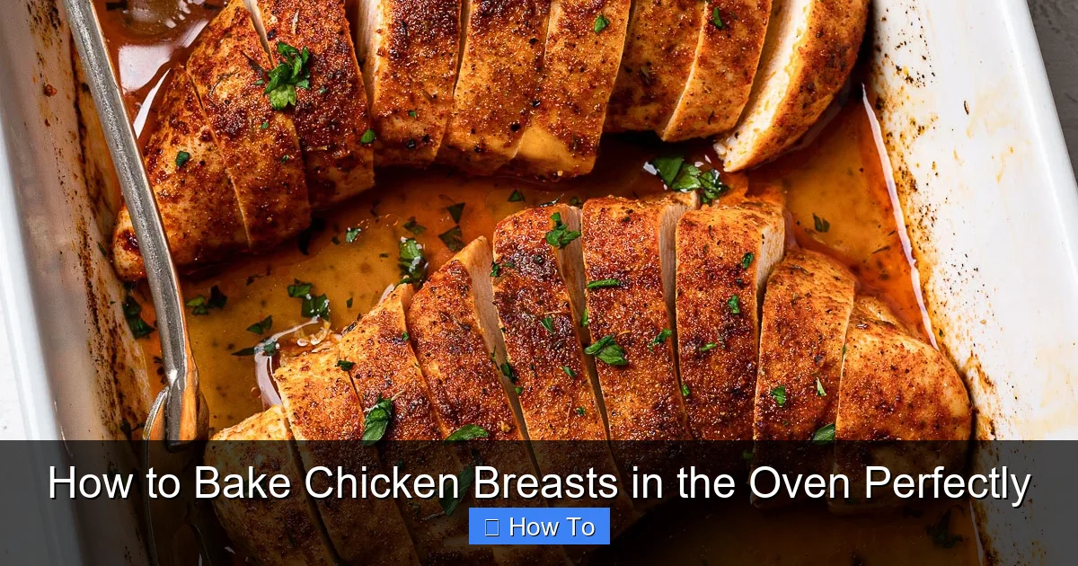 How to Bake Chicken Breasts in the Oven Perfectly