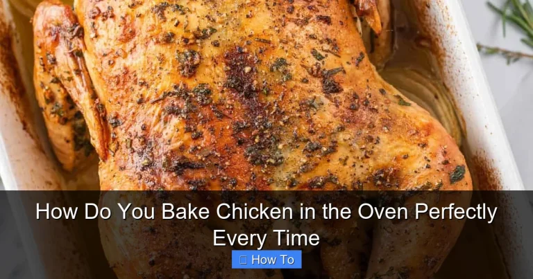How Do You Bake Chicken in the Oven Perfectly Every Time