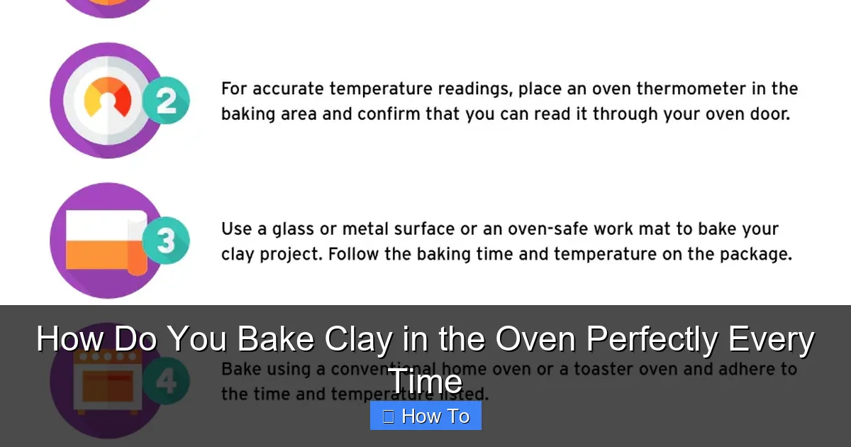 How Do You Bake Clay in the Oven Perfectly Every Time