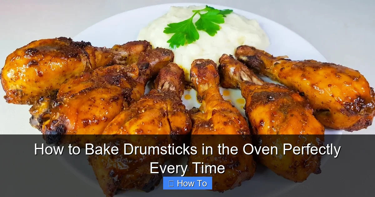 How to Bake Drumsticks in the Oven Perfectly Every Time