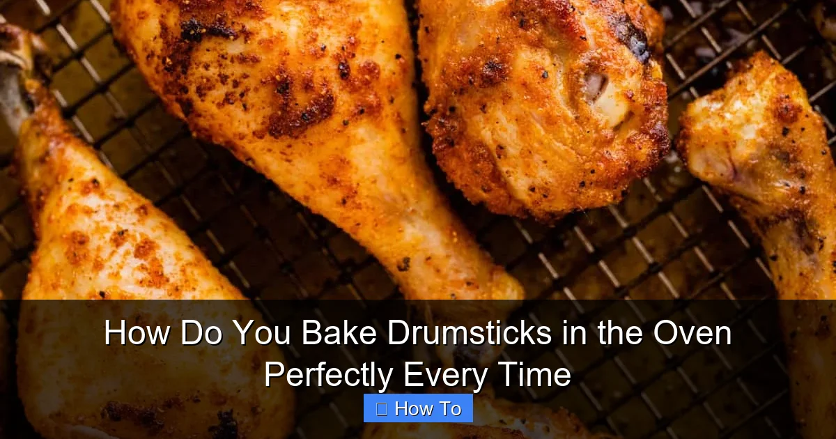 How Do You Bake Drumsticks in the Oven Perfectly Every Time