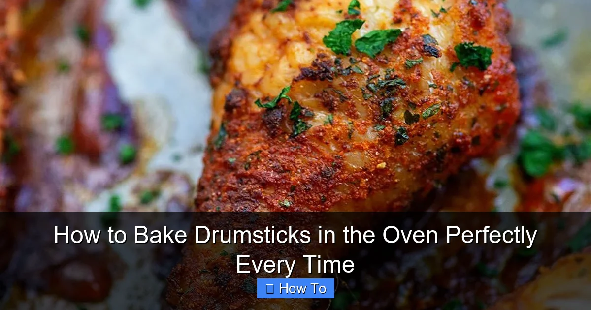 How to Bake Drumsticks in the Oven Perfectly Every Time