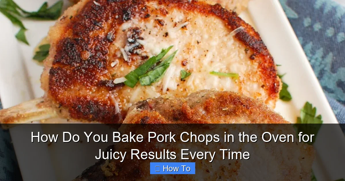 How Do You Bake Pork Chops in the Oven for Juicy Results Every Time