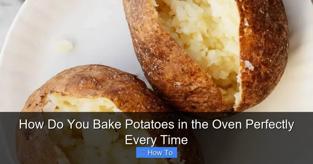 How Do You Bake Potatoes in the Oven Perfectly Every Time