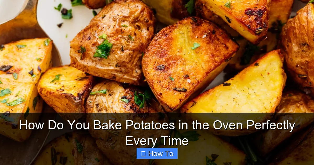 How Do You Bake Potatoes in the Oven Perfectly Every Time