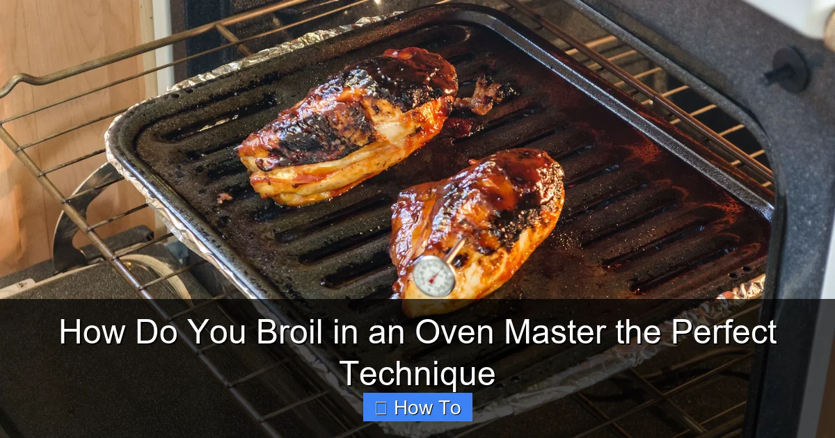 How Do You Broil in an Oven Master the Perfect Technique