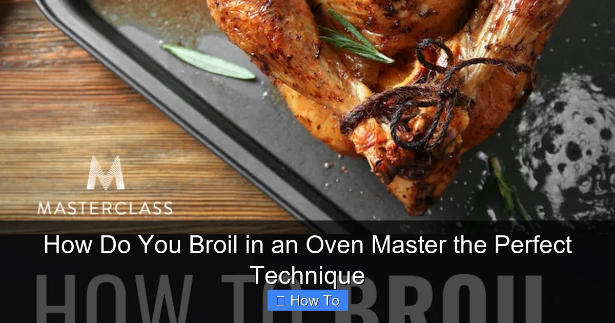 How Do You Broil in an Oven Master the Perfect Technique