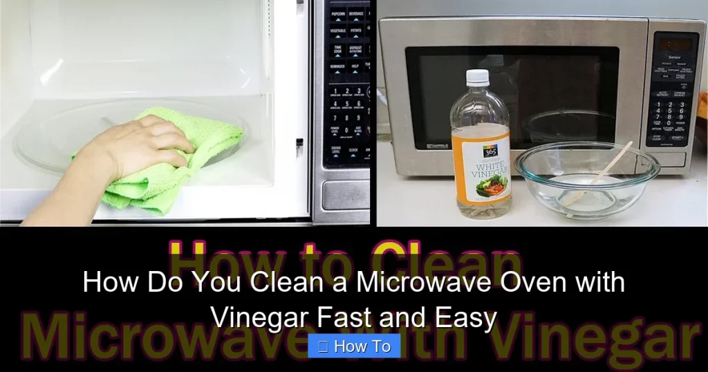 How Do You Clean a Microwave Oven with Vinegar Fast and Easy