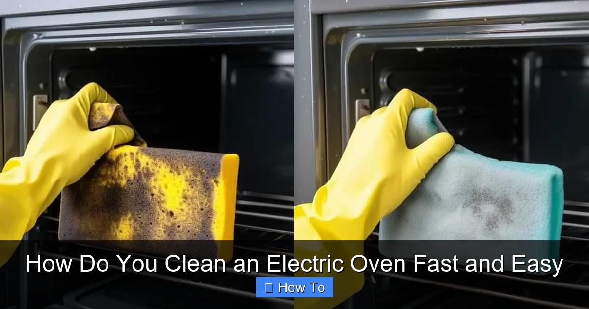 How Do You Clean an Electric Oven Fast and Easy