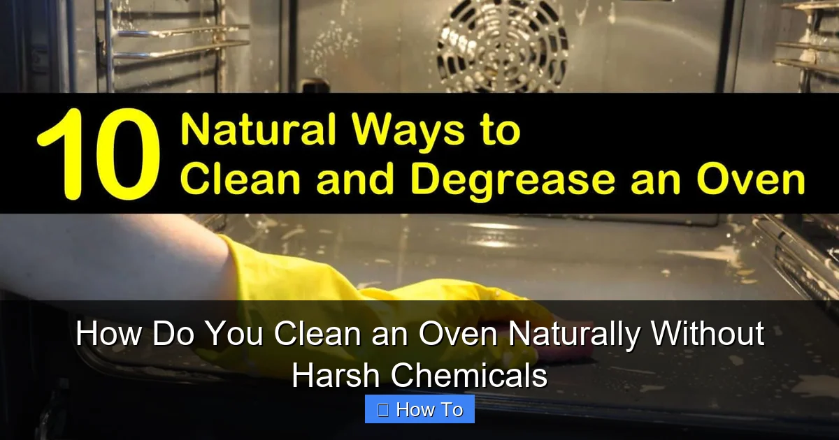 How Do You Clean an Oven Naturally Without Harsh Chemicals