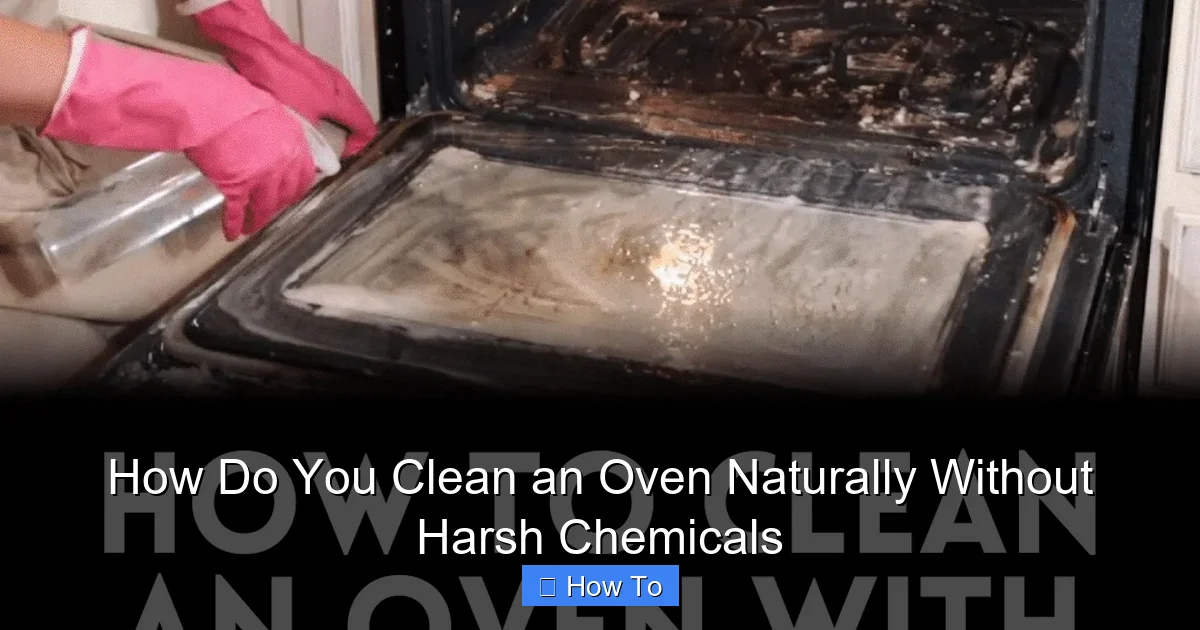 How Do You Clean an Oven Naturally Without Harsh Chemicals