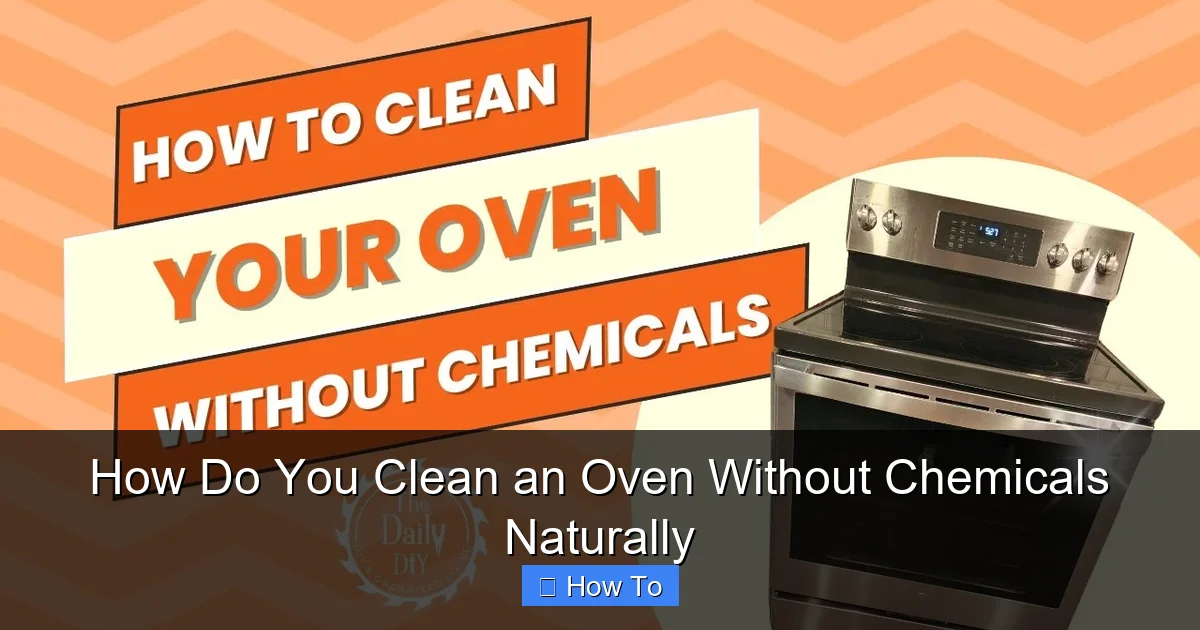 How Do You Clean an Oven Without Chemicals Naturally