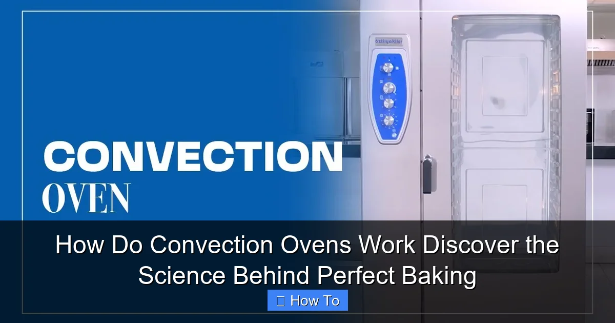 How Do Convection Ovens Work Discover the Science Behind Perfect Baking
