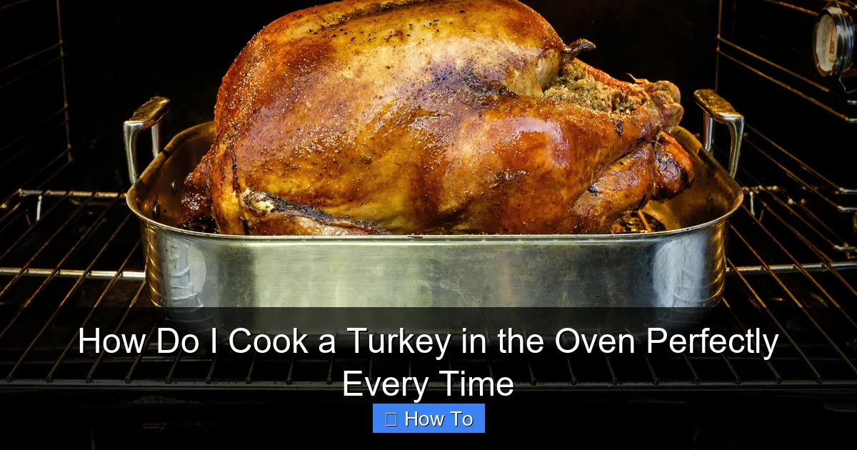 How Do I Cook a Turkey in the Oven Perfectly Every Time