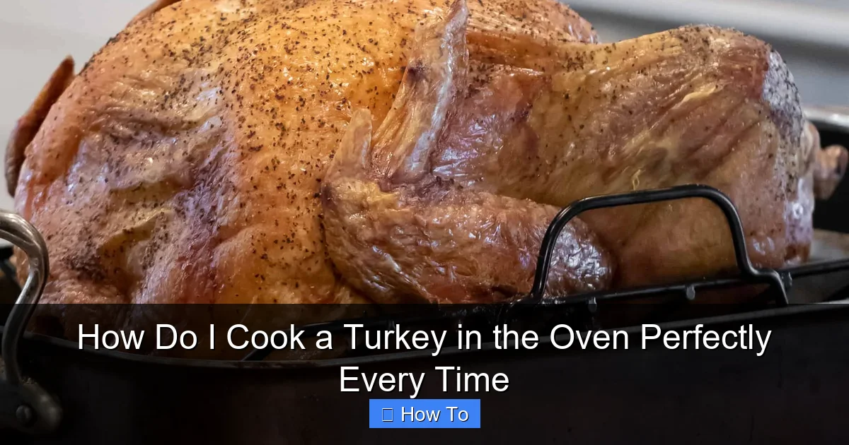 How Do I Cook a Turkey in the Oven Perfectly Every Time