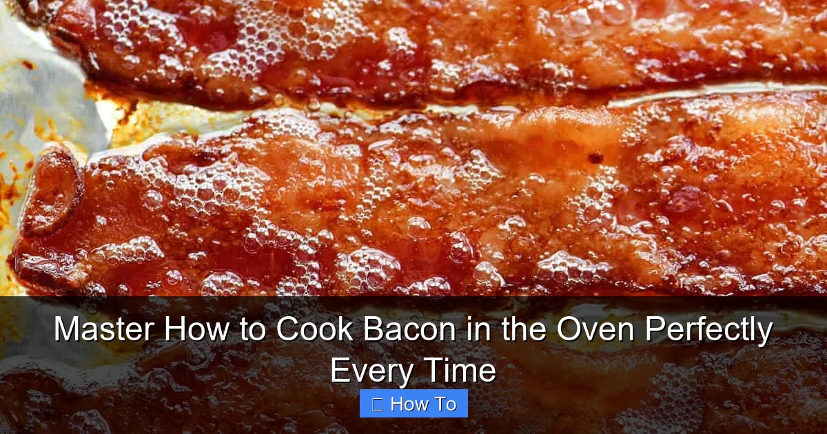 Master How to Cook Bacon in the Oven Perfectly Every Time