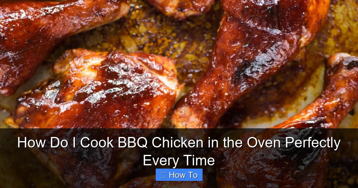 How Do I Cook BBQ Chicken in the Oven Perfectly Every Time