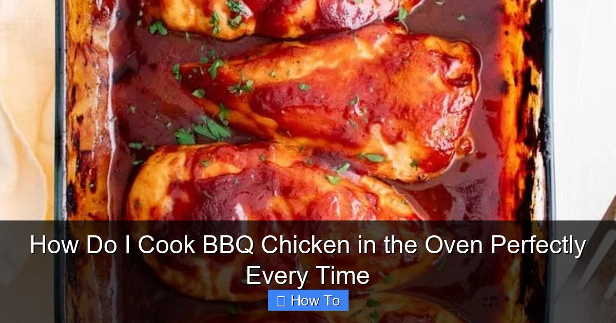 How Do I Cook BBQ Chicken in the Oven Perfectly Every Time