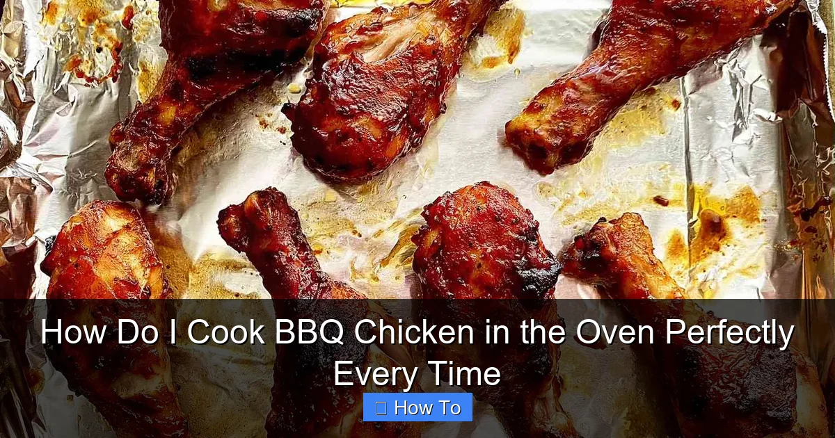 How Do I Cook BBQ Chicken in the Oven Perfectly Every Time