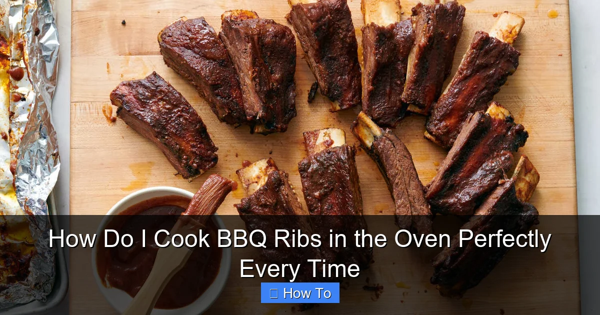 How Do I Cook BBQ Ribs in the Oven Perfectly Every Time