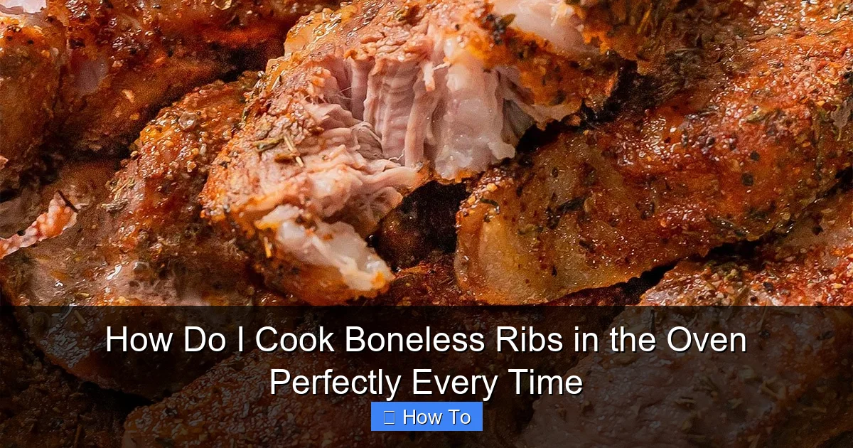 How Do I Cook Boneless Ribs in the Oven Perfectly Every Time