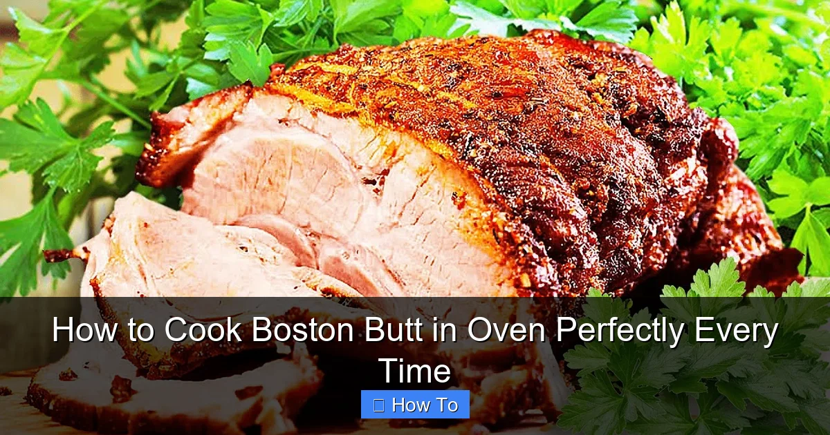 How to Cook Boston Butt in Oven Perfectly Every Time