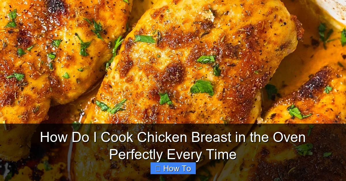 How Do I Cook Chicken Breast in the Oven Perfectly Every Time