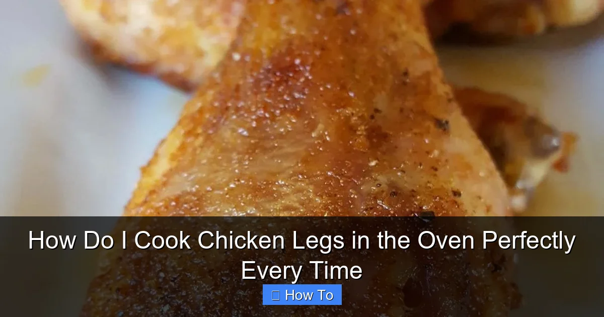 How Do I Cook Chicken Legs in the Oven Perfectly Every Time