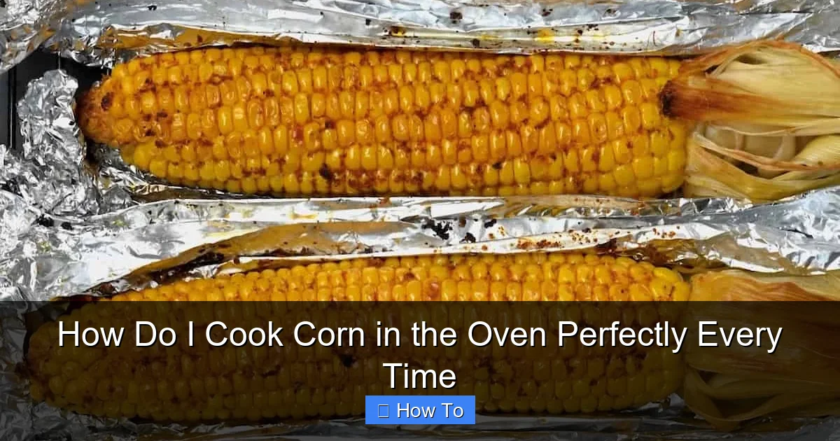 How Do I Cook Corn in the Oven Perfectly Every Time