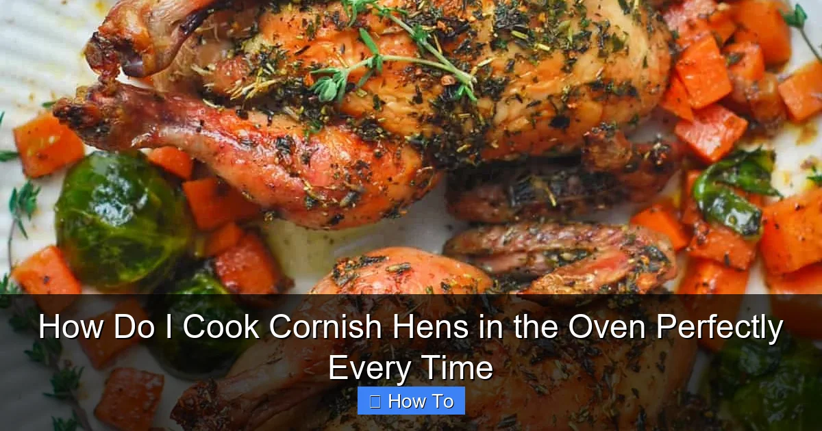 How Do I Cook Cornish Hens in the Oven Perfectly Every Time