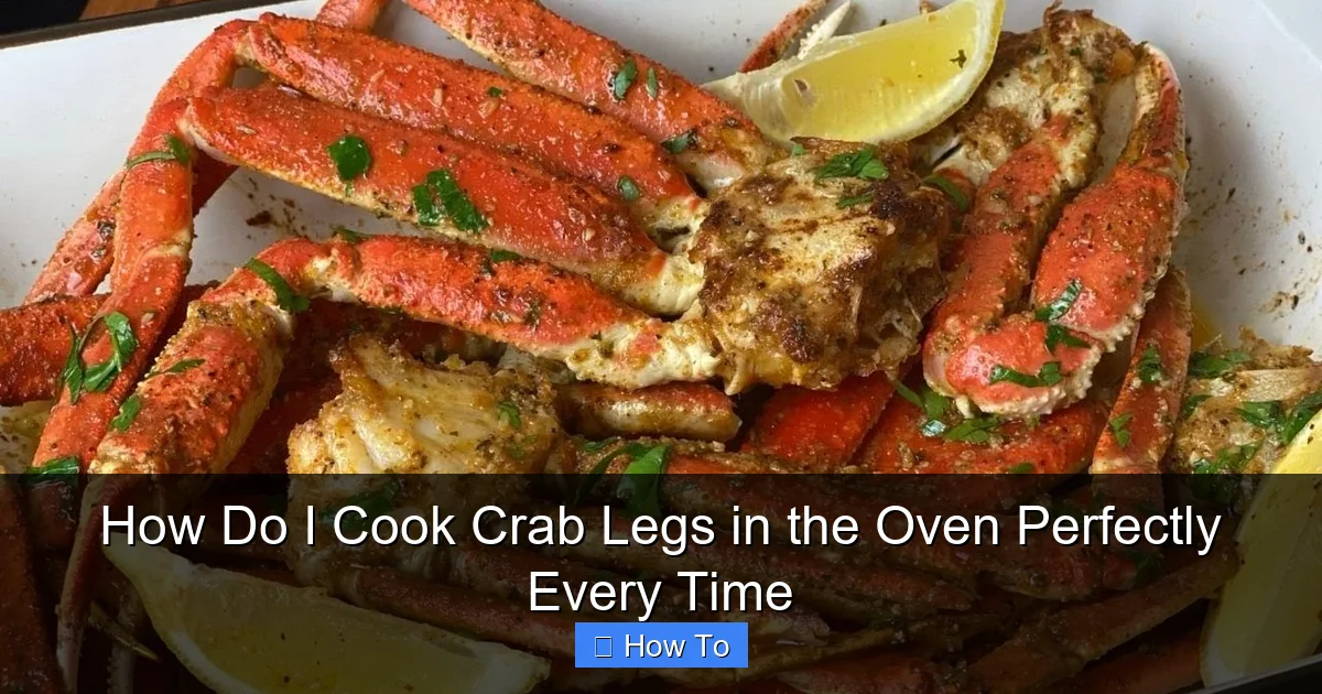 How Do I Cook Crab Legs in the Oven Perfectly Every Time