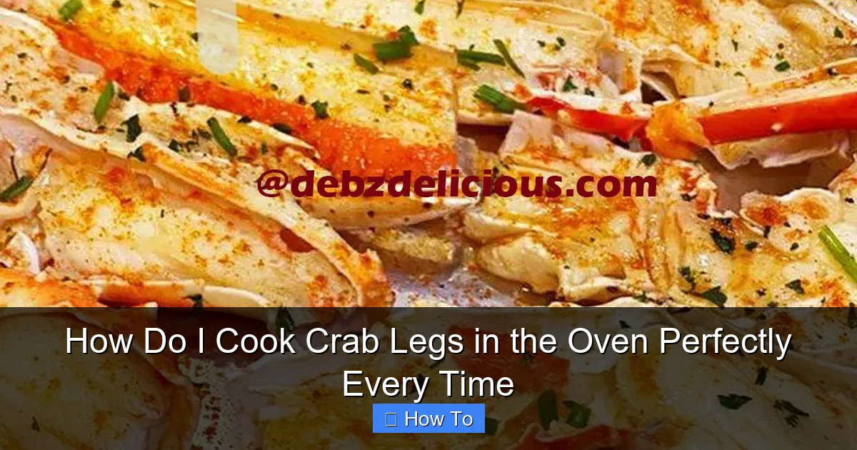 How Do I Cook Crab Legs in the Oven Perfectly Every Time