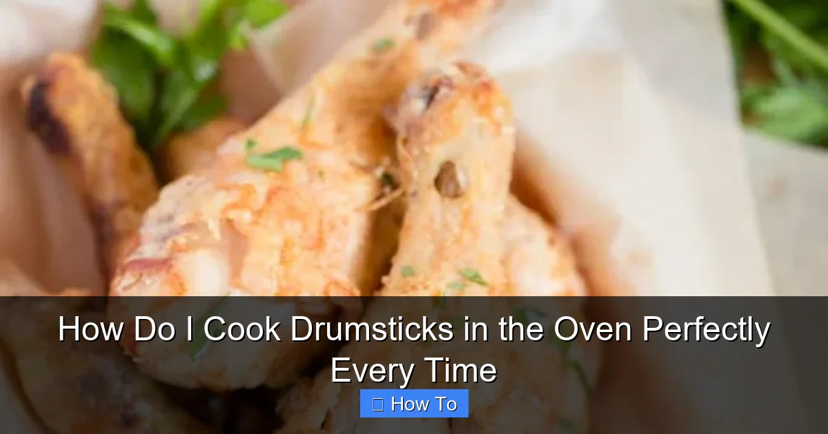 How Do I Cook Drumsticks in the Oven Perfectly Every Time