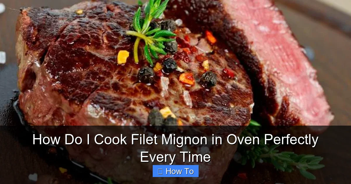 How Do I Cook Filet Mignon in Oven Perfectly Every Time