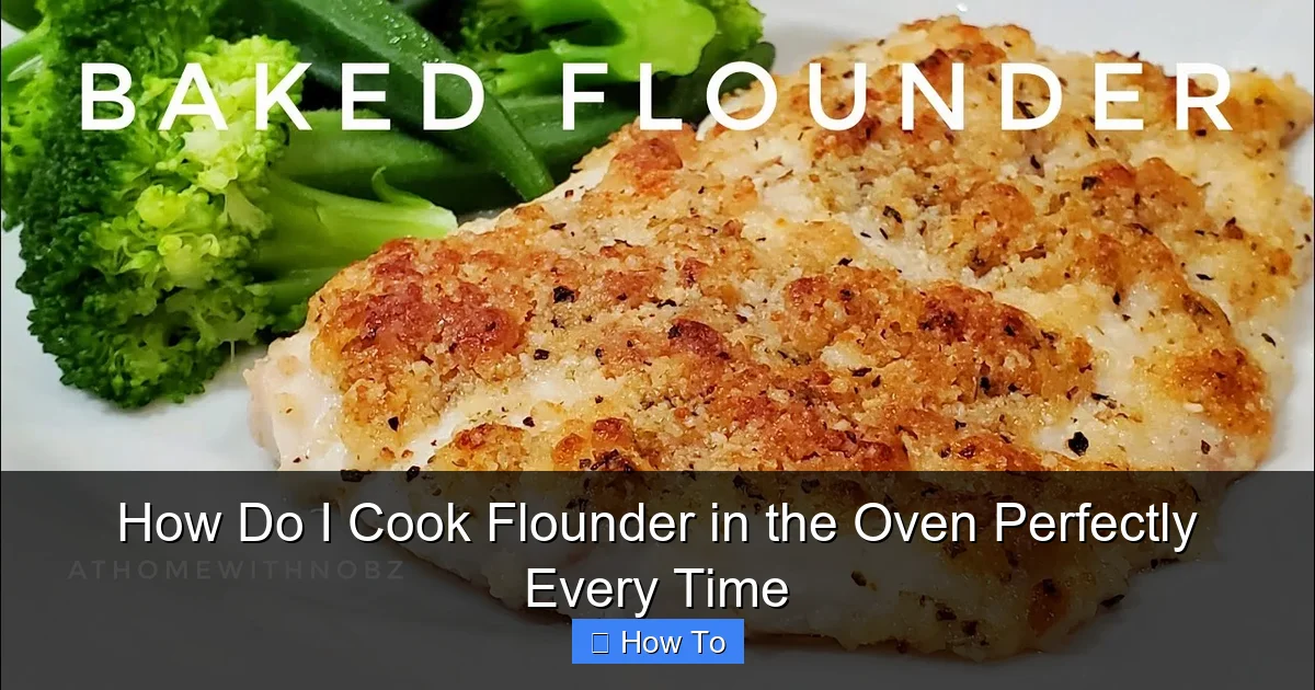 How Do I Cook Flounder in the Oven Perfectly Every Time
