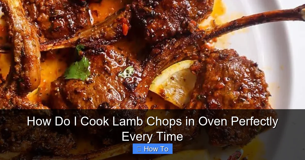 How Do I Cook Lamb Chops in Oven Perfectly Every Time