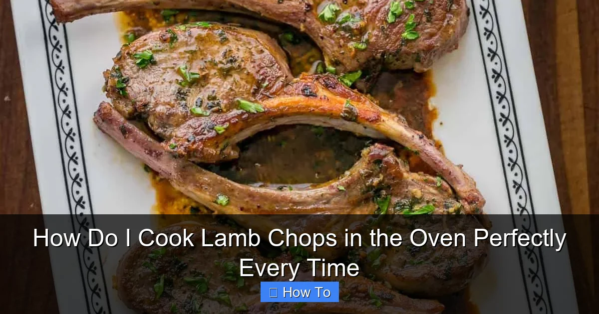 How Do I Cook Lamb Chops in the Oven Perfectly Every Time