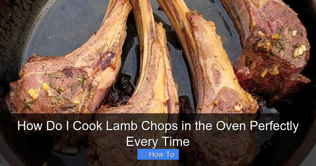 How Do I Cook Lamb Chops in the Oven Perfectly Every Time