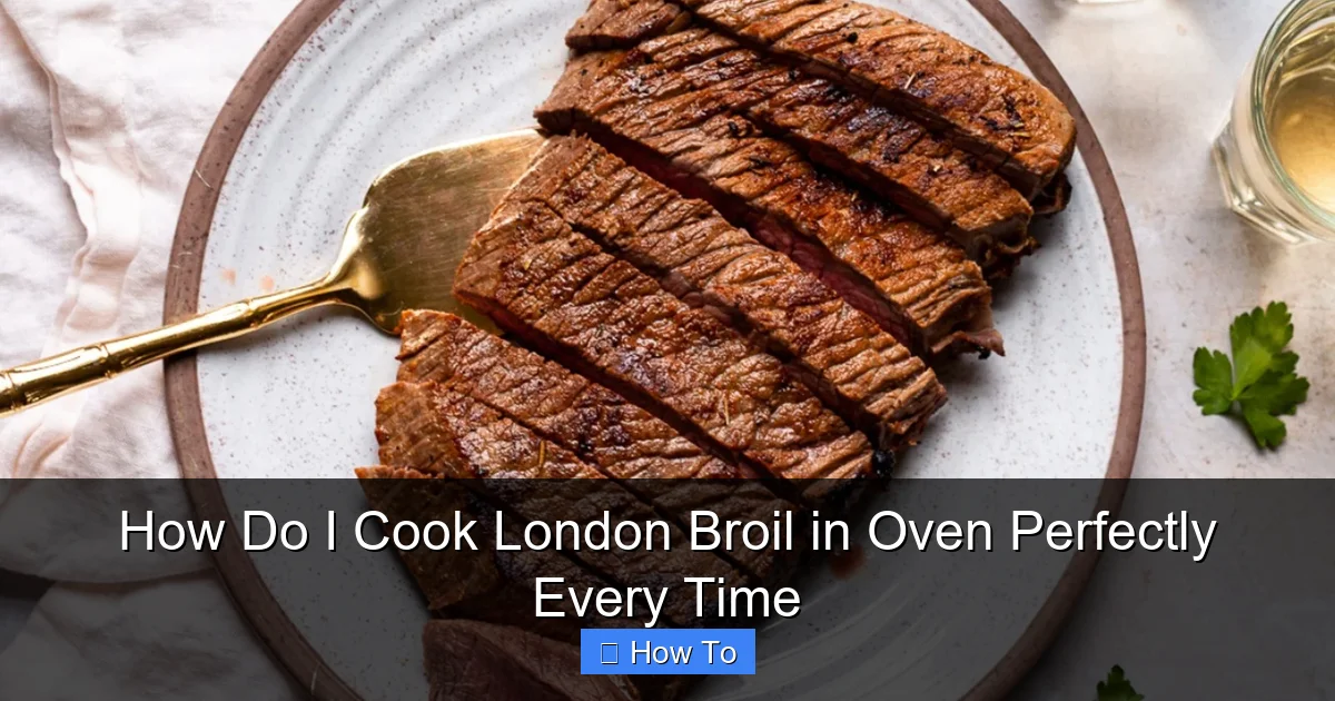 How Do I Cook London Broil in Oven Perfectly Every Time