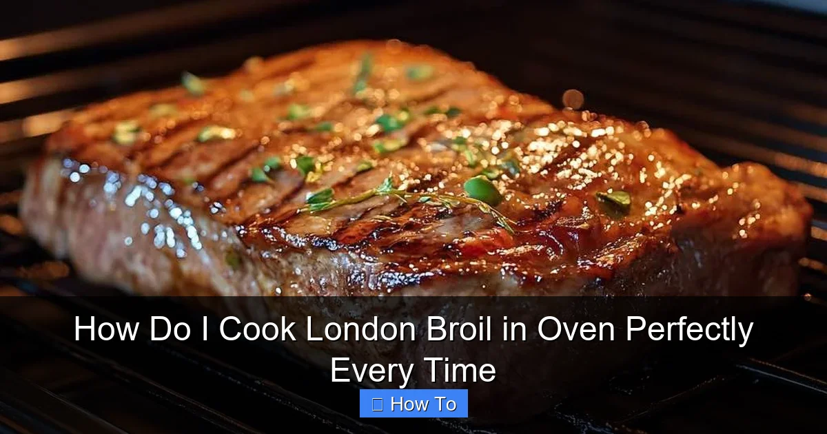 How Do I Cook London Broil in Oven Perfectly Every Time