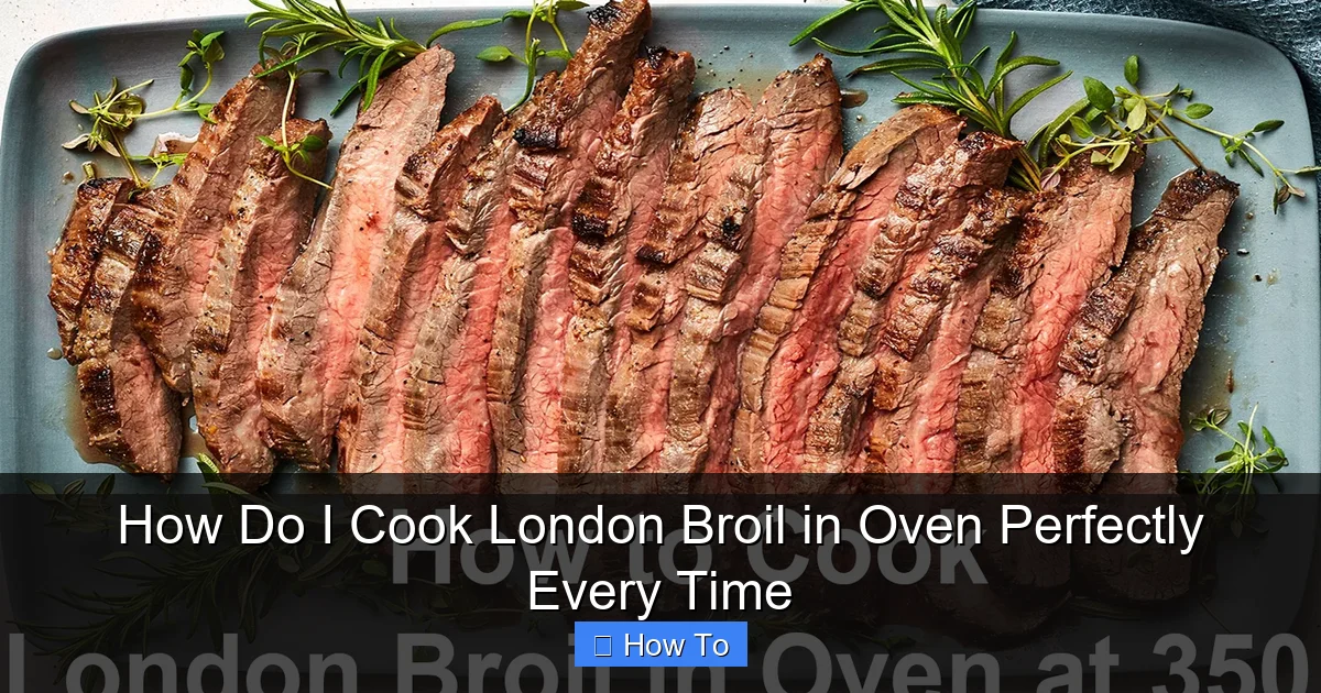 How Do I Cook London Broil in Oven Perfectly Every Time