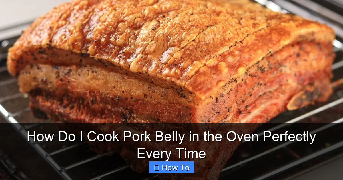 How Do I Cook Pork Belly in the Oven Perfectly Every Time