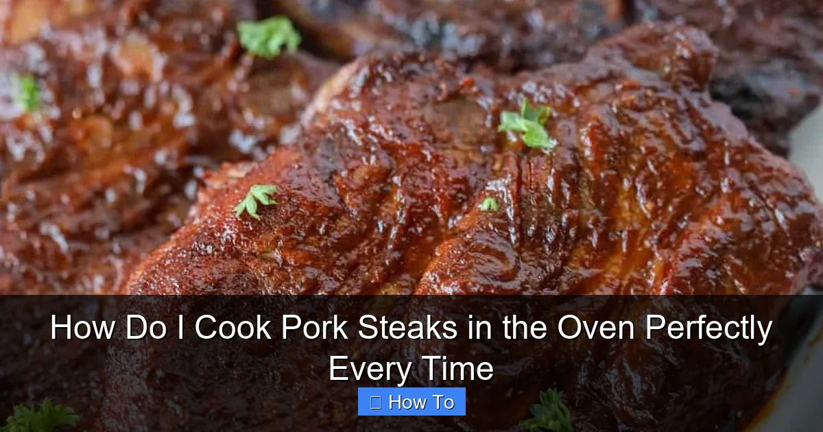 How Do I Cook Pork Steaks in the Oven Perfectly Every Time
