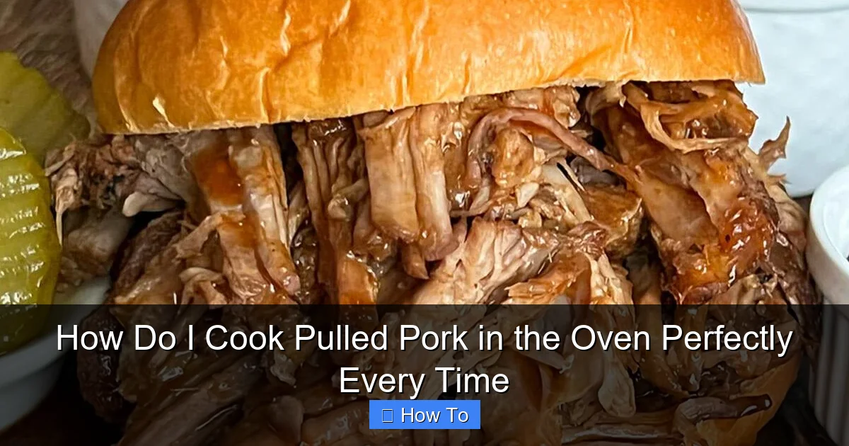 How Do I Cook Pulled Pork in the Oven Perfectly Every Time