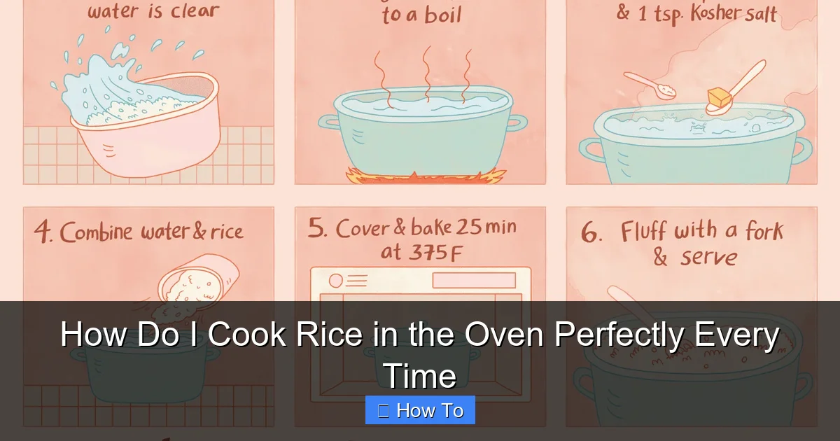 How Do I Cook Rice in the Oven Perfectly Every Time
